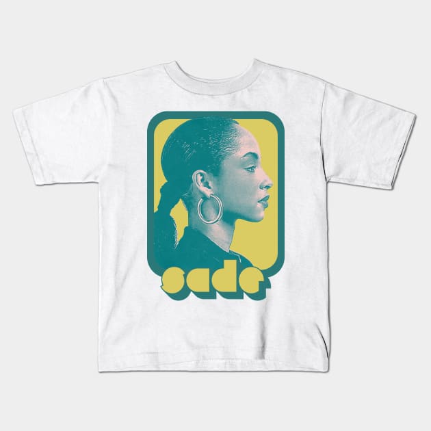 Sade / Retro Style Original / Fan Art Design Kids T-Shirt by DankFutura